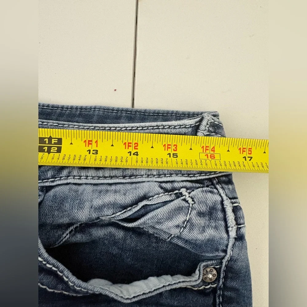 Vigoss Chelsea skinny jeans, women's size 9/10 Y2K Low Rise EUC - Picture 9 of 12